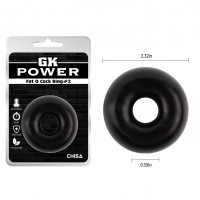 Ерекційне кільце Chisa GK Power Fat O Cock Ring # 2, чорне