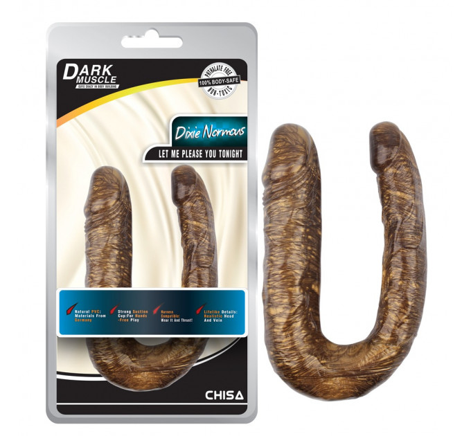 Фаллоимитатор двойной Chisa Dark Muscle, золото
