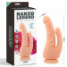 Фалоімітатор подвійний на присосці Chisa Naked Legend Stripper 8.5, бежевий