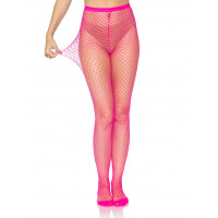 Колготки сетка Розовые Leg Avenue O/S