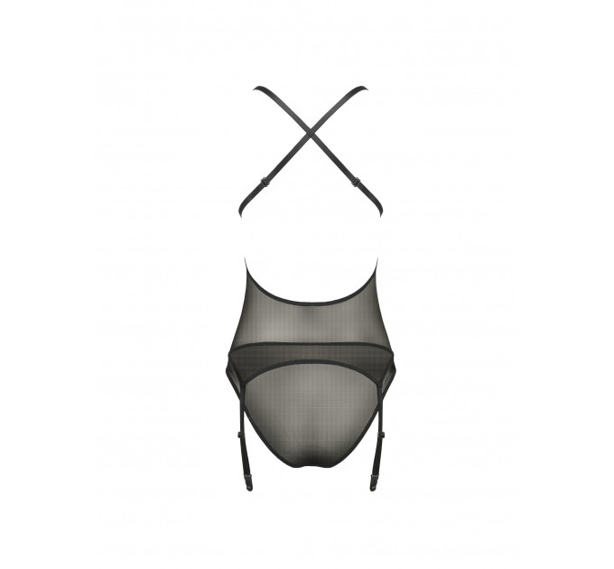 Корсет с декольте ERZA CORSET black S/M - Passion
