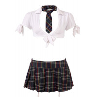 Костюм Школьницы в клетку Cottelli Collection Schoolgirl 4 предмета, XS
