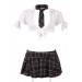 Костюм Школьницы в клетку Cottelli Collection Schoolgirl 4 предмета, XS