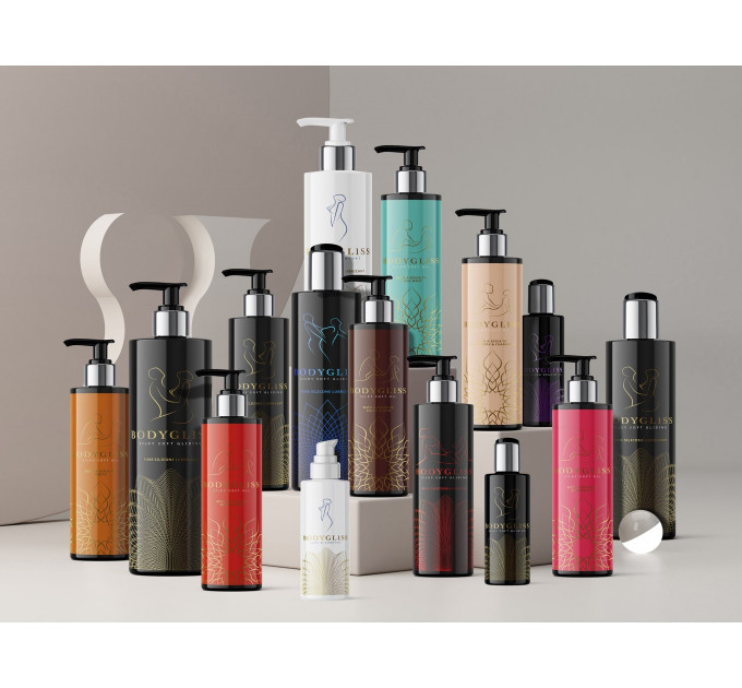 Массажное масло и лубрикант BODYGLISS с ароматом мяты 150 ML