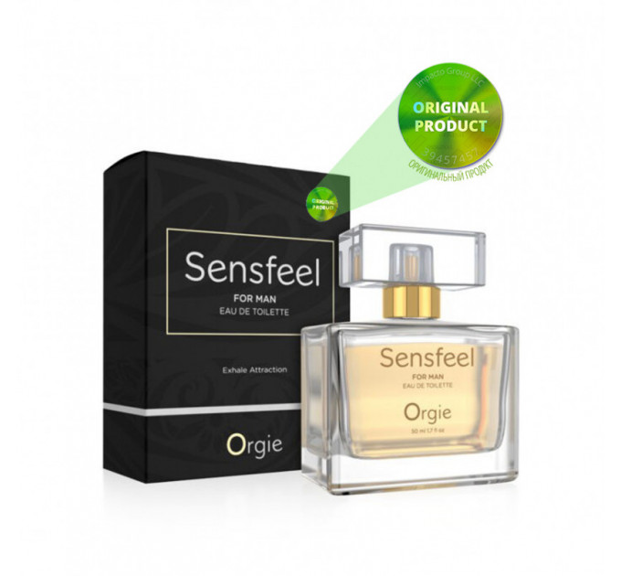 Чоловіча туалетна вода Orgie SENSFEEL + афродизіак, 50 мл