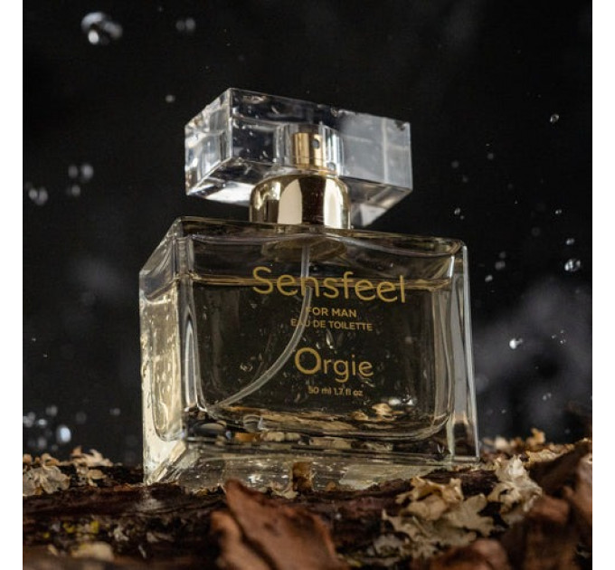 Чоловіча туалетна вода Orgie SENSFEEL + афродизіак, 50 мл