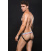 Мужские плавки с доступом , Low-Rise Jockstrap - Zwart