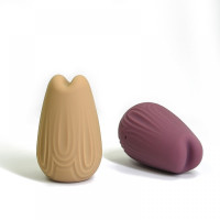 Міні-вібратор для клітора з фігурним візерунком Sweet Em Velvet Lure,10 режимів вібрації, жовтий