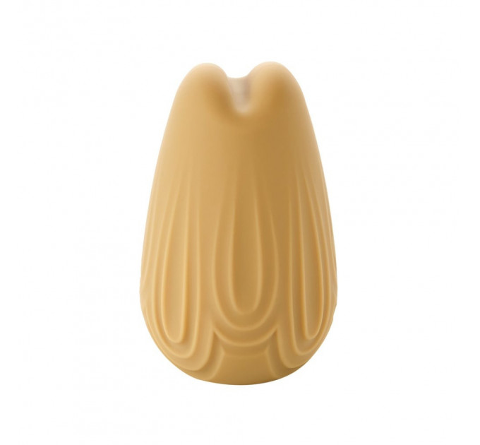 Мини-вибратор для клитора с фигурным узором Sweet Em Velvet Lure,10 режимов вибрации, желтый