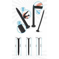 Набір стимуляторів уретри You2Toys Screw Dilator Set чорні