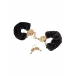 Наручники с мехом FF Gold Deluxe FURRY CUFFS