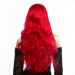 Парик длинный вьющийся с челкой Fetish Hair красный, 60 см