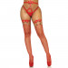 Подвязки для чулок Street Chic Leg Avenue, с бантиком и подвеской, красные, One Size
