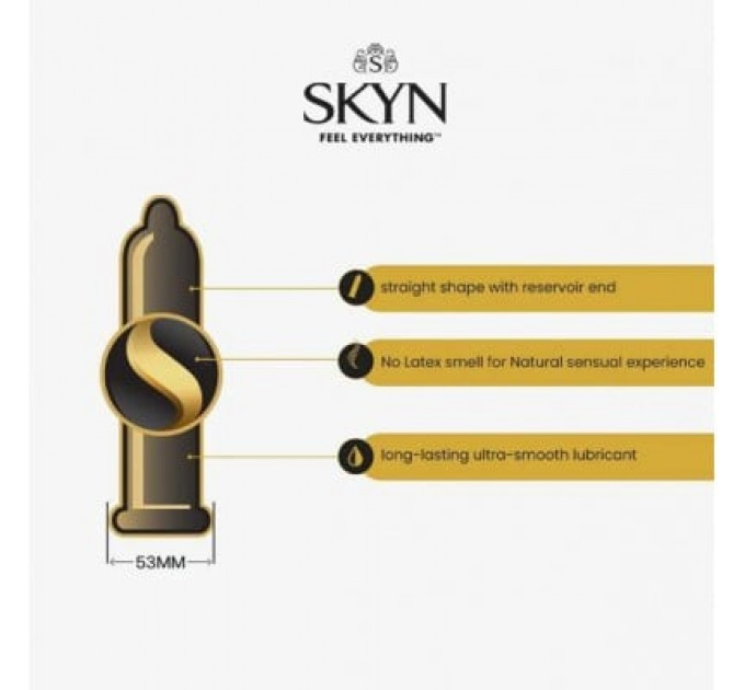 Презервативи One SKYN Original Безлатексні, 5 штук