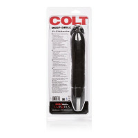 Реалістичний багатошвидкісний вібратор COLT Deep Drill для простати та точки G, чорний