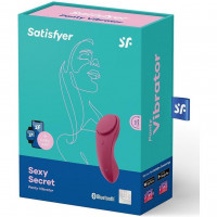 Вібратор у трусики з функцією керування смартфоном Satisfyer Sexy Secret червоний