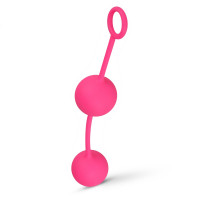 Вагінальні кульки зі зміщеним центром ваги Love Balls With Counterweight - Pink