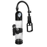 Вакуумний помпа з вібрацією Boss Series: Powerpump MASTER Vibrating - Black&Clear
