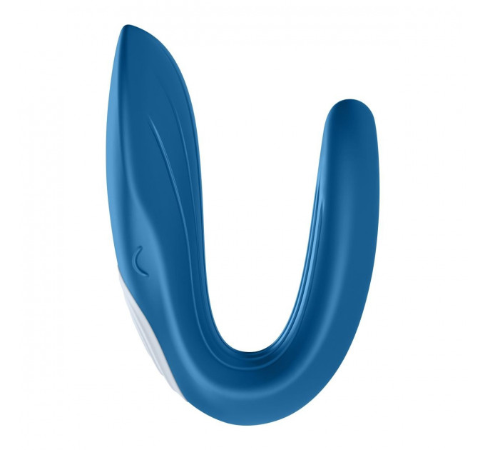 Вибромассажер для двоих Satisfyer Partner Whale Couple, синий