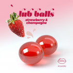 Взрывные шарики со вкусом шампанского со сливками Balls lub strawberry&champagne
