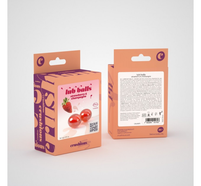 Взрывные шарики со вкусом шампанского со сливками Balls lub strawberry&champagne