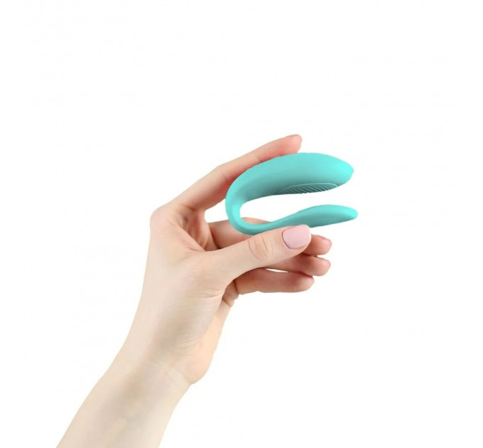 Инновационный смарт вибратор для пар Sync Lite We-Vibe, силиконовый, мятный