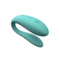 Інноваційний смарт-вібратор для пар Sync Lite We-Vibe, силіконовий, м'ятний