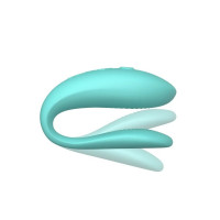 Інноваційний смарт-вібратор для пар Sync Lite We-Vibe, силіконовий, м'ятний