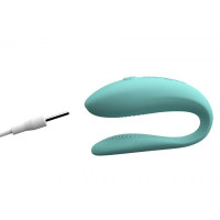Інноваційний смарт-вібратор для пар Sync Lite We-Vibe, силіконовий, м'ятний