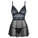 Бебидолл Obsessive 866-BAB-1 babydoll & thong L/XL