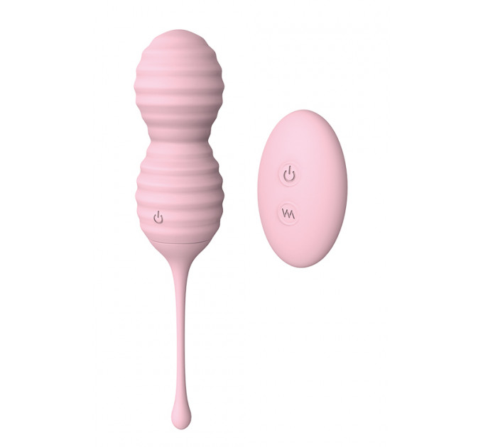 Вагинальные шарики с дистанционными пультом Dream Toys розовые, 17.3 х 3.7 см