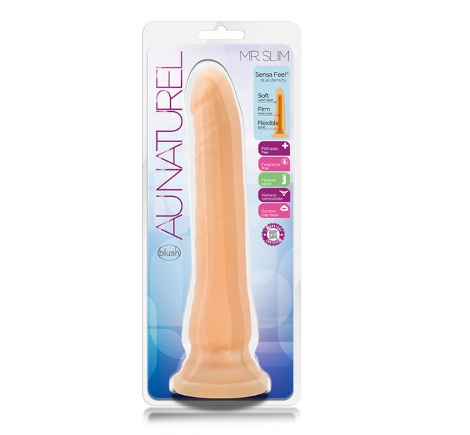 Фаллоимитатор AU NATUREL MR. SLIM BEIGE