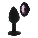 Анальна пробка ALL TIME FAVORITES SILICONE DIAMOND PLUG