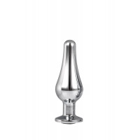 DT21823 анальна пробка конічної форми Dream Toys GLEAMING LOVE SILVER PLEASURE PLUG S