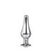 DT21823 Анальная пробка конической формы Dream Toys GLEAMING LOVE SILVER PLEASURE PLUG S