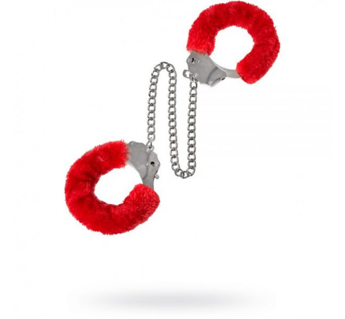 Поножи DS Fetish Metal Ankle Cuffs, красный