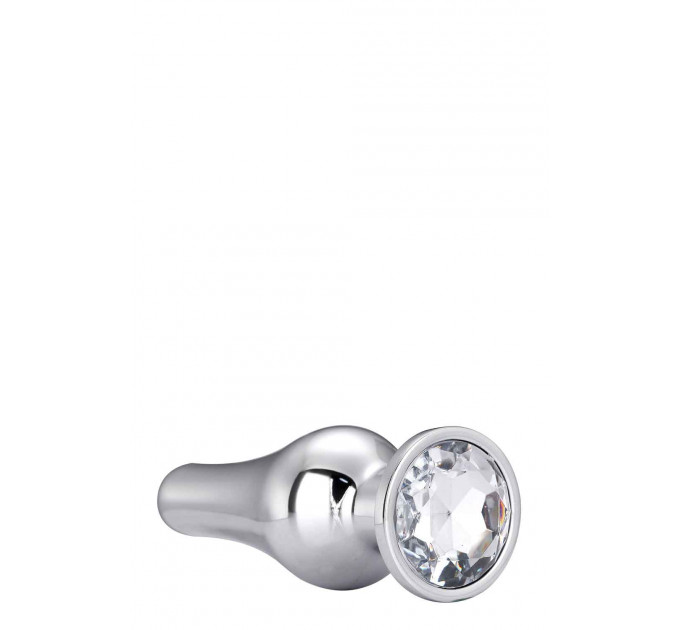 DT21823 Анальная пробка конической формы Dream Toys GLEAMING LOVE SILVER PLEASURE PLUG S