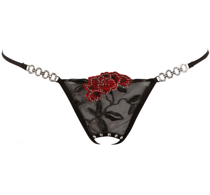 Стринги String Rose crotchless S/M