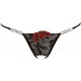 Стринги String Rose crotchless S/M