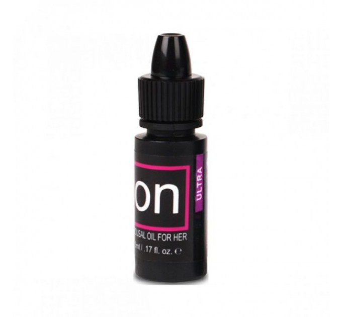 Стимулирующее масло с эффектом вибрации Sensuva ON Natural Arousal Oil Ultra, 5 мл