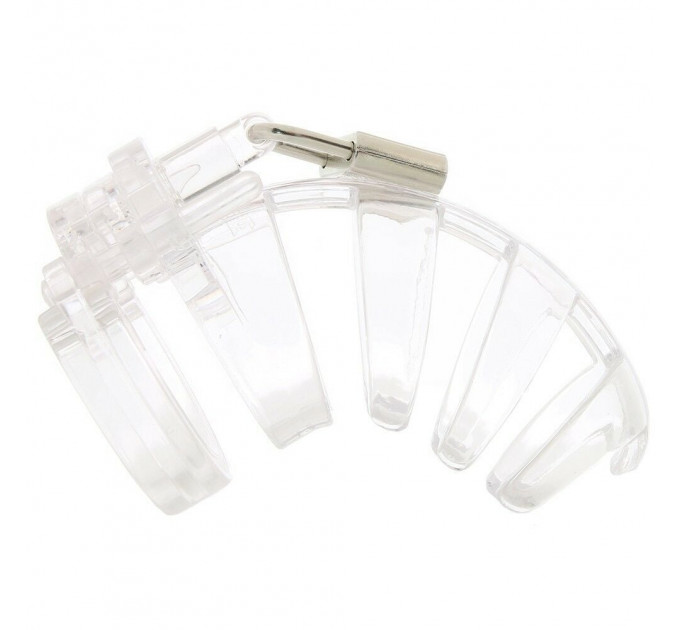 Мужской пояс верности ManCage №2 Transparent 3.5 Inch, прозрачный