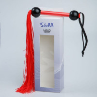 F61412 батіг з силікону FLOGGER RED