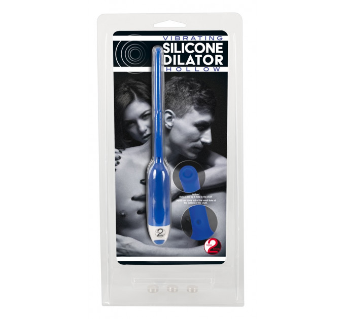 Уретральный вибростимулятор You2Toys Vibrating Silicone Dilator, синий