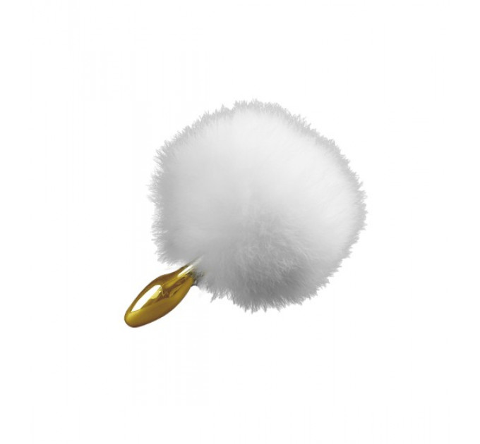 Анаальная пробка Upko Rabbit Fur Bunny Tail Small Butt Plug