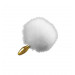 Анаальная пробка Upko Rabbit Fur Bunny Tail Small Butt Plug