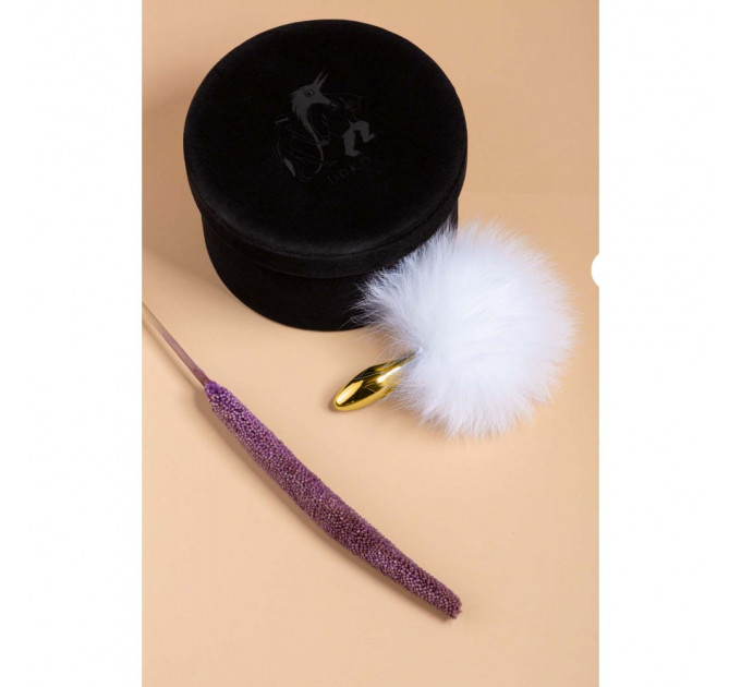 Анаальная пробка Upko Rabbit Fur Bunny Tail Small Butt Plug