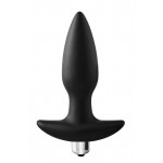 Анальна пробка Dreamtoys FantASSstic з віброкулею, чорна
