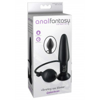 Анальна пробка Pipedream Anal Fantasy з вібрацією та функцією накачування, чорний
