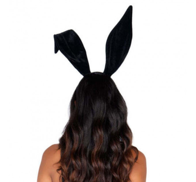 Бархатные ушки кролика Leg Avenue Bendable velvet bunny ears O/S