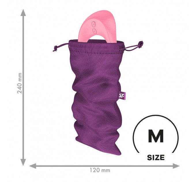 Чехол для хранения секс-девайсов Satisfyer Treasure Bag, фиолетовый, M